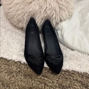 Stuart Weitzman Black Heels with Elegant Detailing